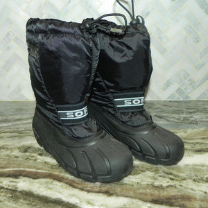 Ladies Sorel Snow Boots, Black Size 5